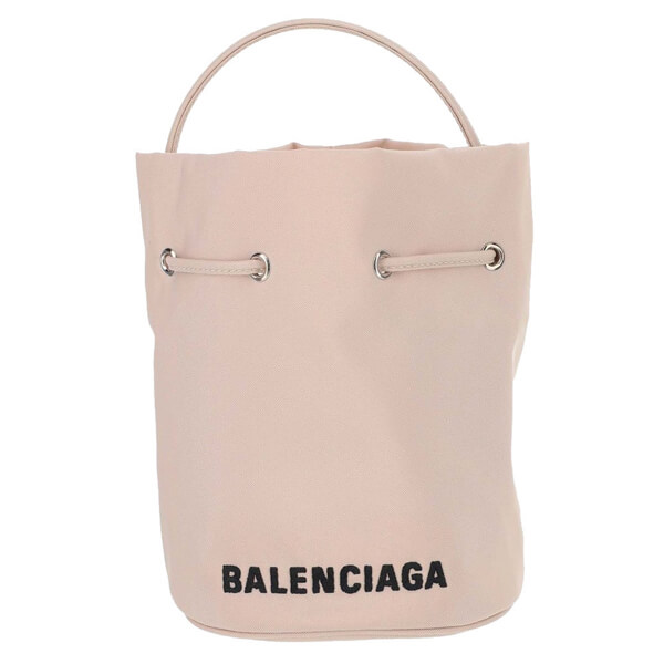 バレンシアガ ナイロン ロゴ ドローストリング 2WAY バケットバッグ偽物656682H854N4860